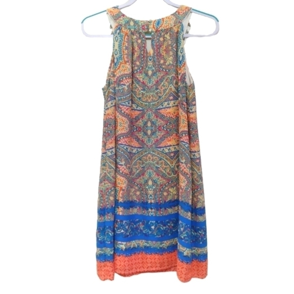 AS u wish Multicolor Sleeveless Shift Dress with Beaded Embellishments - Picture 5 of 11